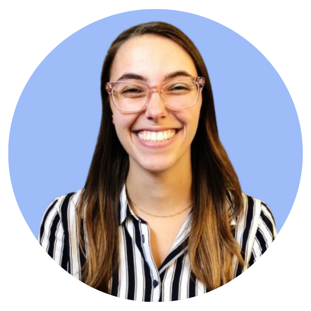 Headshot of Rianna Lloyd with a light blue background.